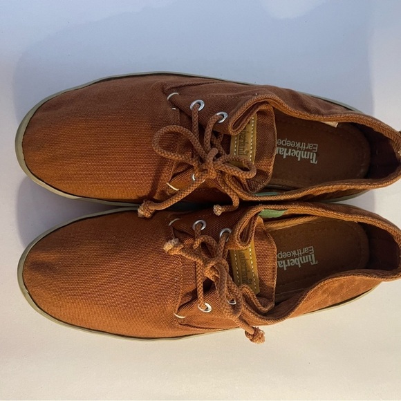 NWOT Timberland Orange Earthkeepers Shoes - Picture 3 of 9